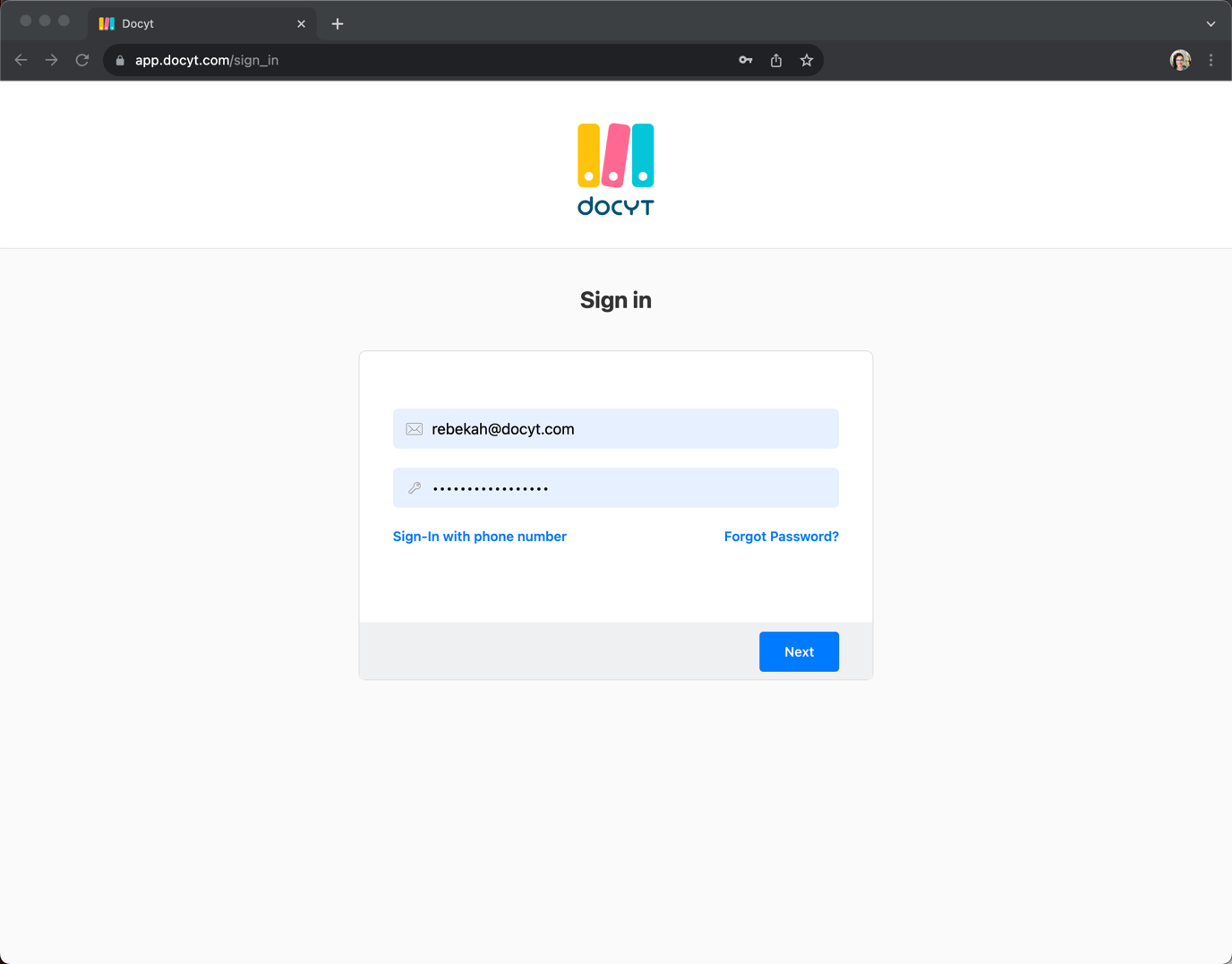 How do I change my Docyt Profile Photo?